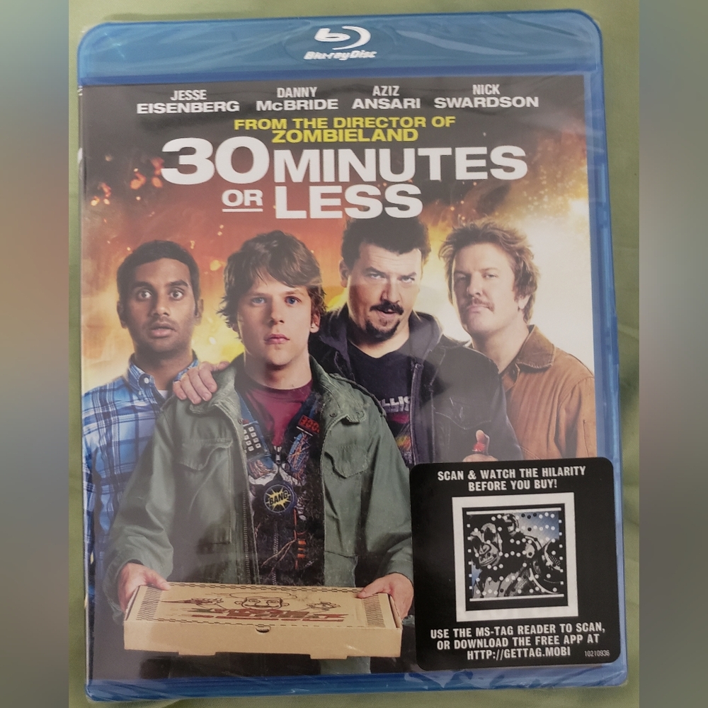 30 Minutes or Less Blu-Ray New Sealed